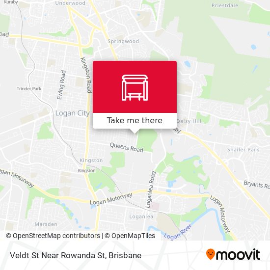 Veldt St Near Rowanda St map