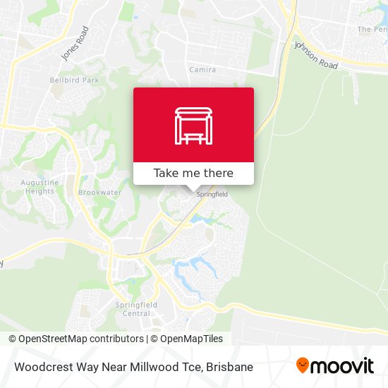 Woodcrest Way Near Millwood Tce map