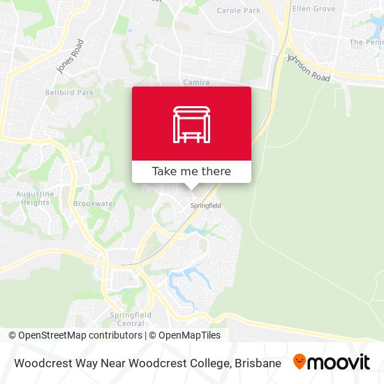 Woodcrest Way Near Woodcrest College map