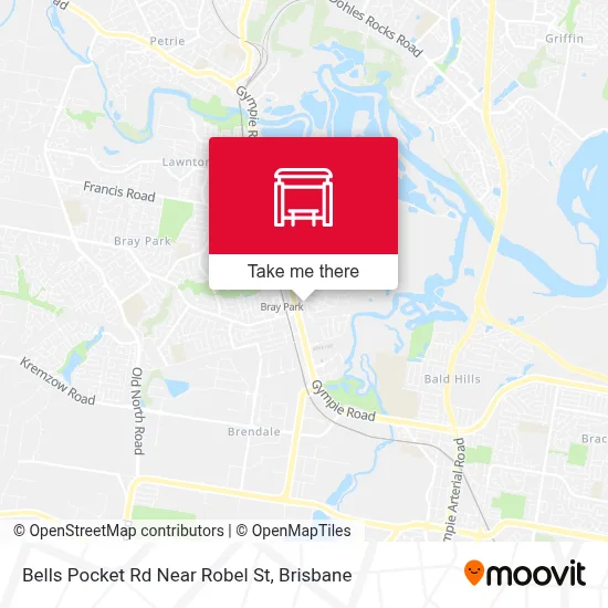 Mapa Bells Pocket Rd Near Robel St