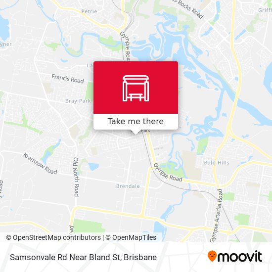 Samsonvale Rd Near Bland St map