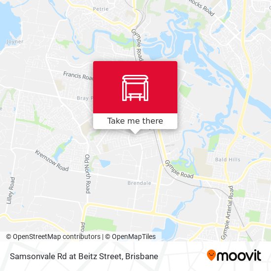 Samsonvale Rd at Beitz Street map