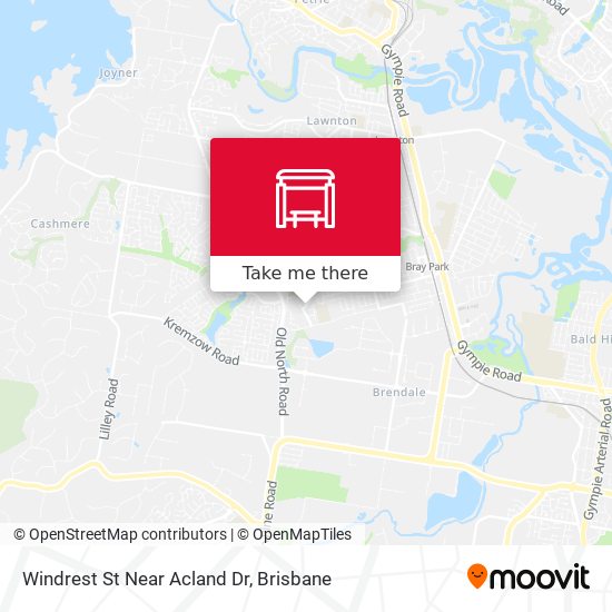 Windrest St Near Acland Dr map