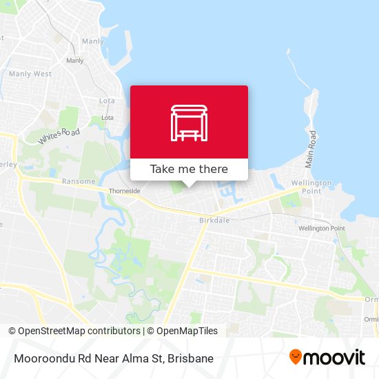 Mooroondu Rd Near Alma St map