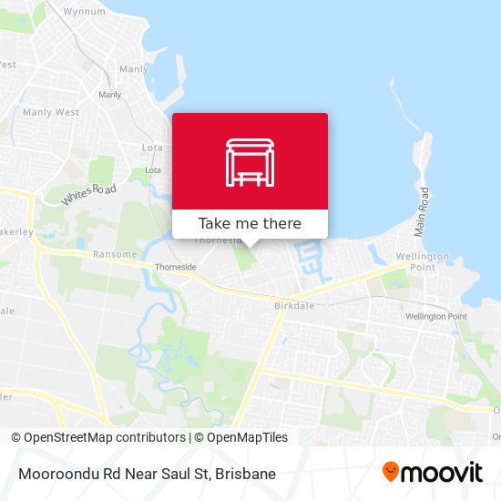 Mooroondu Rd Near Saul St map