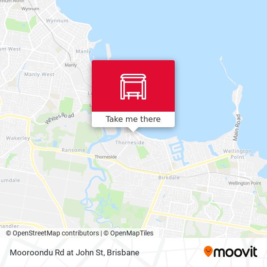 Mooroondu Rd at John St map