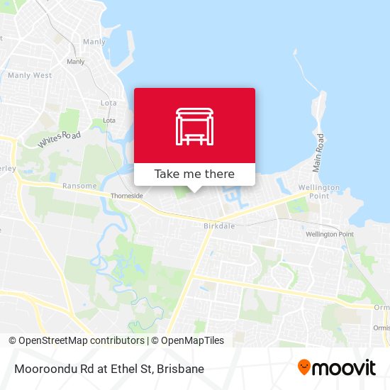 Mooroondu Rd at Ethel St map