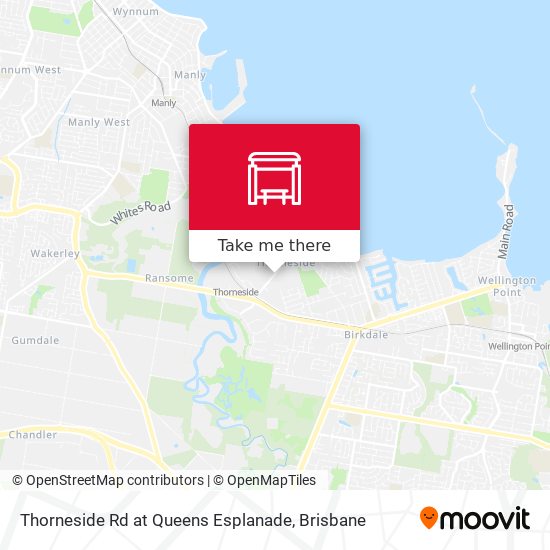 Thorneside Rd at Queens Esplanade map