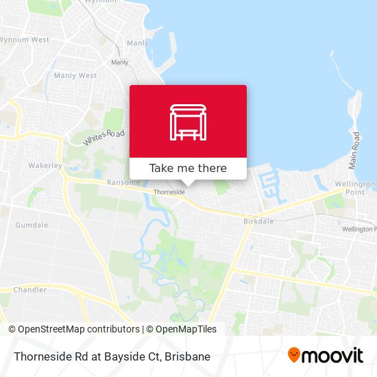 Thorneside Rd at Bayside Ct map