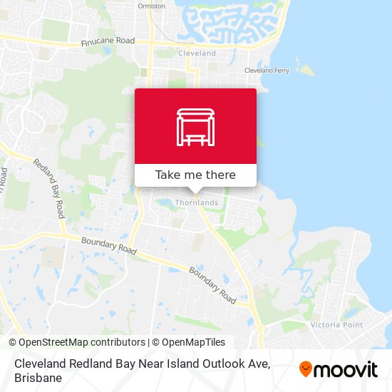 Cleveland Redland Bay Near Island Outlook Ave map