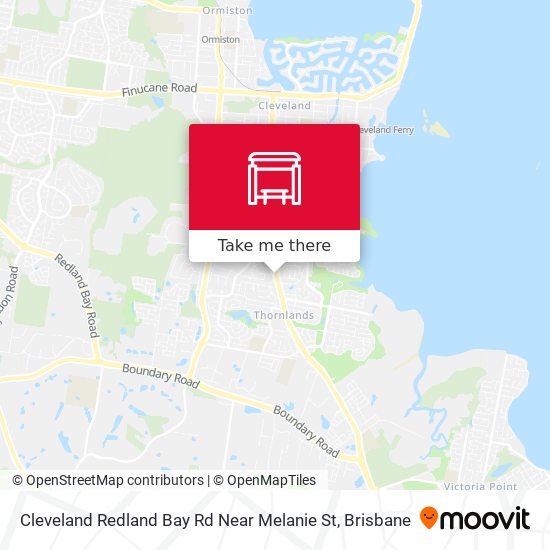 Cleveland Redland Bay Rd Near Melanie St map