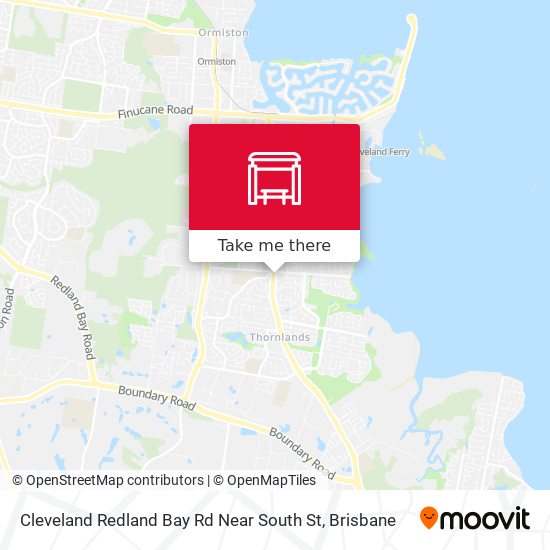 Cleveland Redland Bay Rd Near South St map