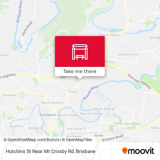 Hutchins St Near Mt Crosby Rd map