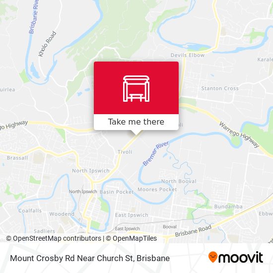 Mount Crosby Rd Near Church St map