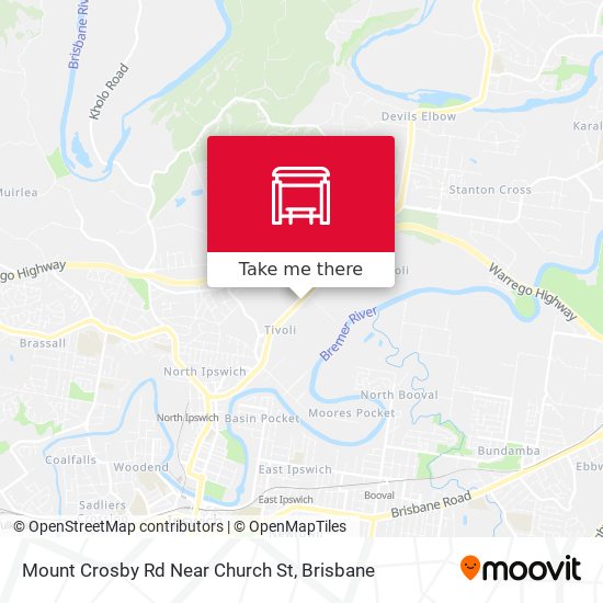 Mount Crosby Rd Near Church St map