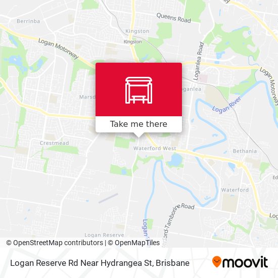 Logan Reserve Rd Near Hydrangea St map
