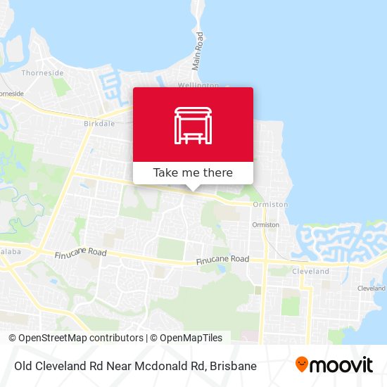 Old Cleveland Rd Near Mcdonald Rd map
