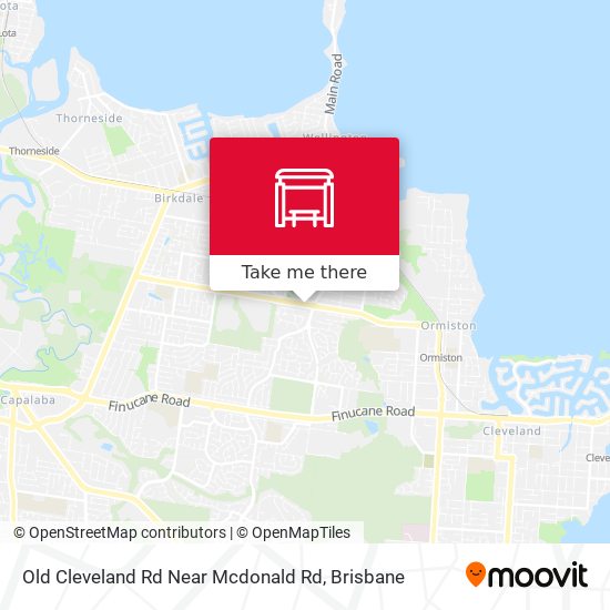 Old Cleveland Rd Near Mcdonald Rd map