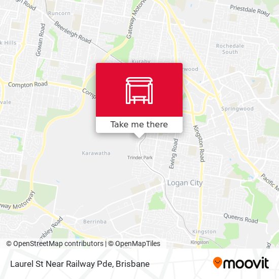 Laurel St Near Railway Pde map