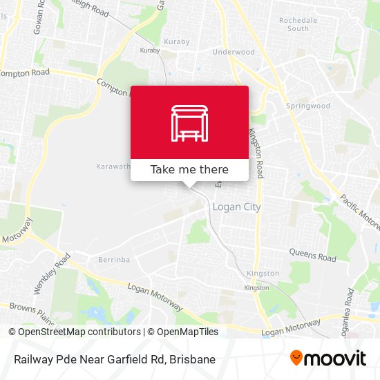 Railway Pde Near Garfield Rd map