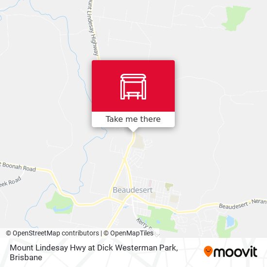 Mount Lindesay Hwy at Dick Westerman Park map