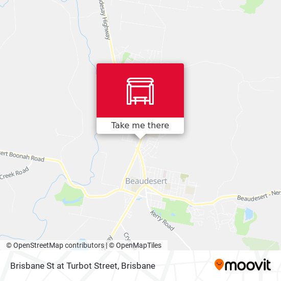 Brisbane St at Turbot Street map