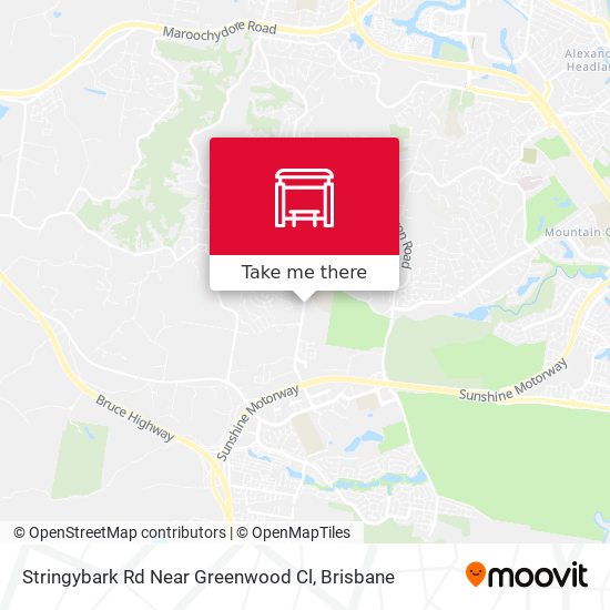 Stringybark Rd Near Greenwood Cl map