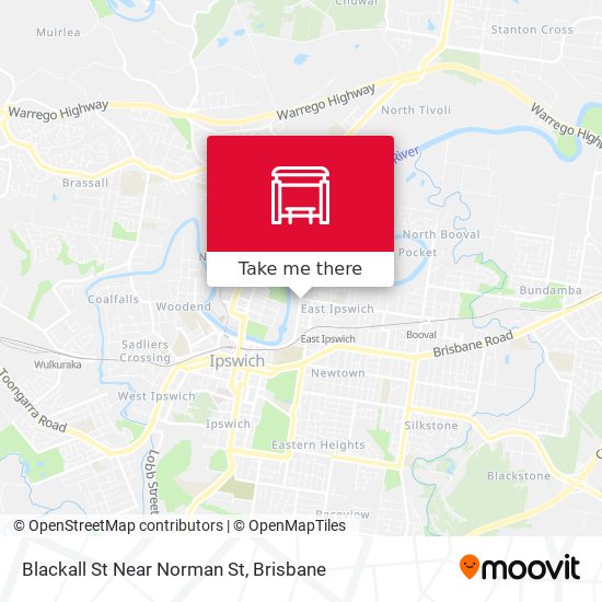 Blackall St Near Norman St map