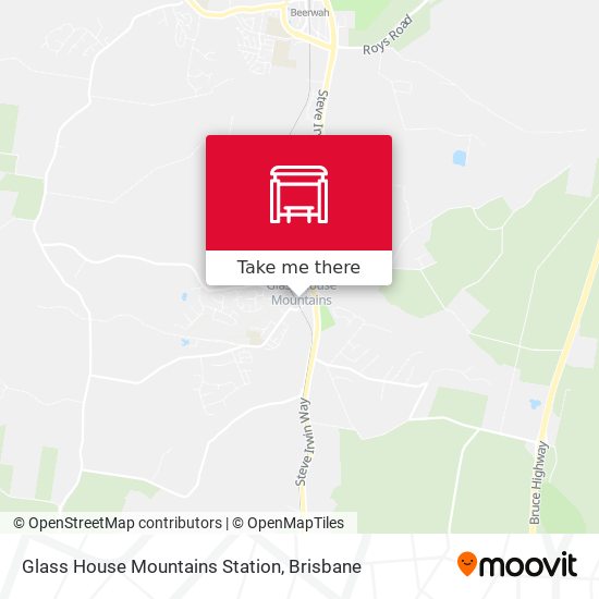 Glass House Mountains Station map