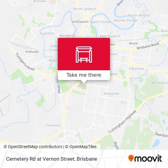 Cemetery Rd at Vernon Street map