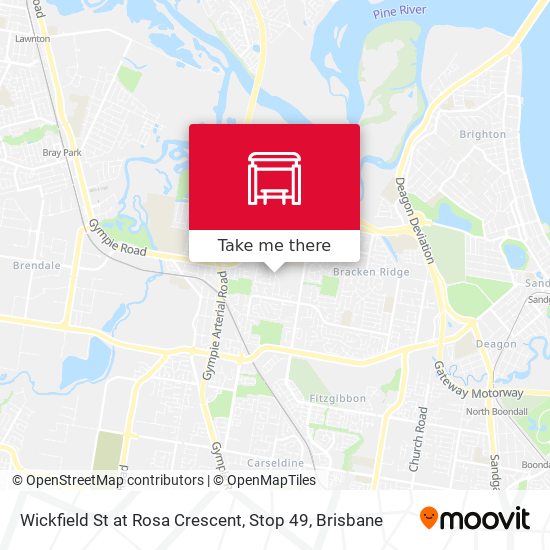 Wickfield St at Rosa Crescent, Stop 49 map