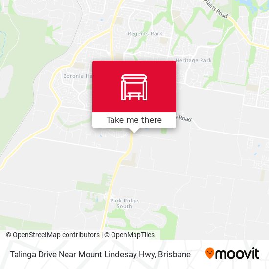 Mapa Talinga Drive Near Mount Lindesay Hwy