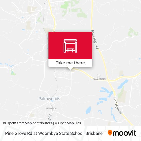 Pine Grove Rd at Woombye State School map