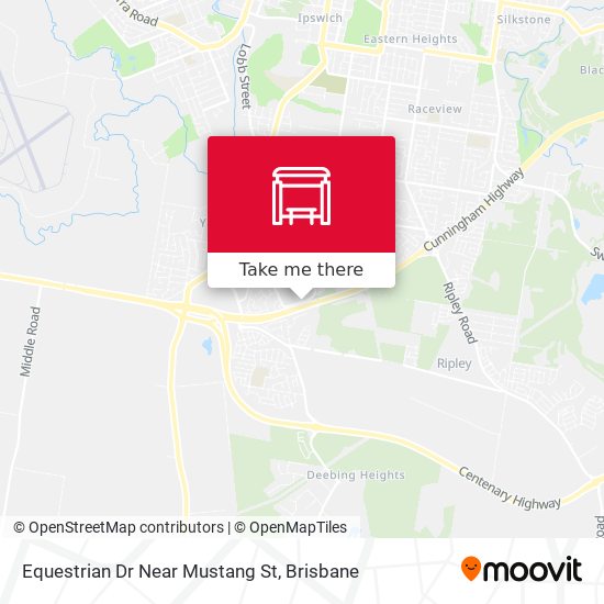 Equestrian Dr Near Mustang St map