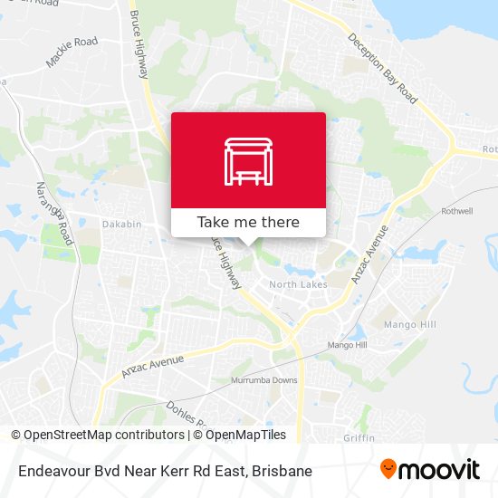 Endeavour Bvd Near Kerr Rd East map