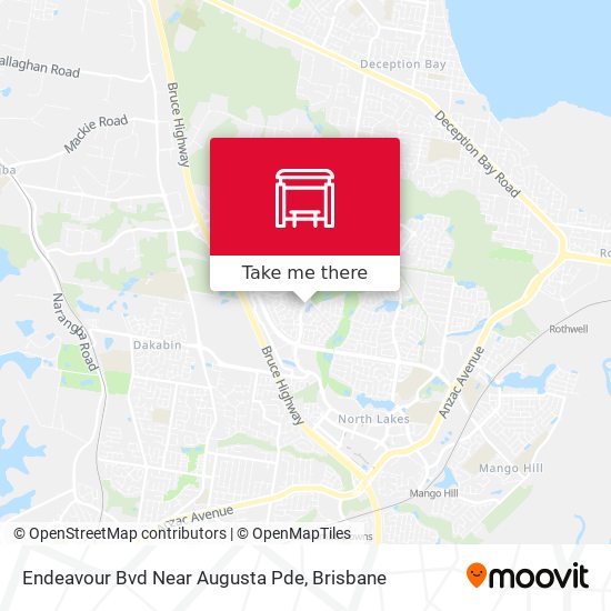 Mapa Endeavour Bvd Near Augusta Pde