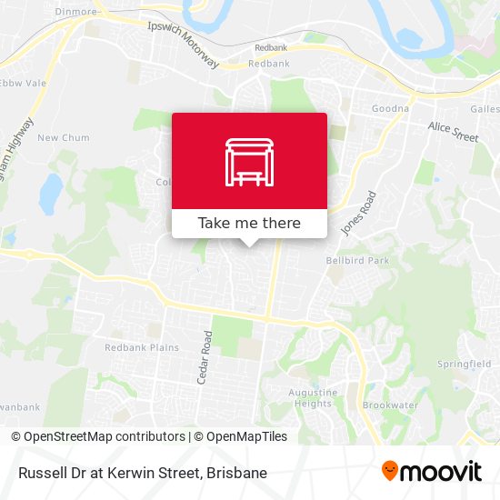 Russell Dr at Kerwin Street map