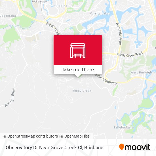 Observatory Dr Near Grove Creek Cl map
