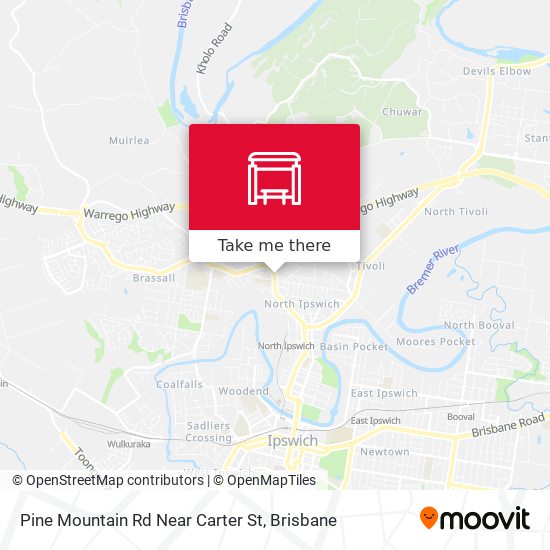 Pine Mountain Rd Near Carter St map