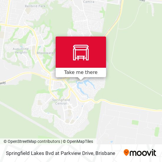 Springfield Lakes Bvd at Parkview Drive map