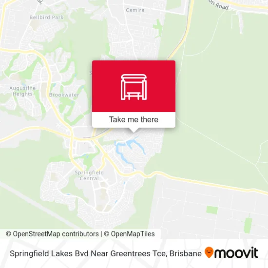 Mapa Springfield Lakes Bvd Near Greentrees Tce