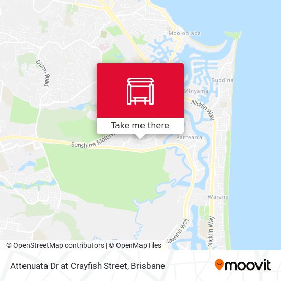 Attenuata Dr at Crayfish Street map