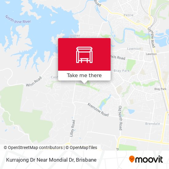 Kurrajong Dr Near Mondial Dr map