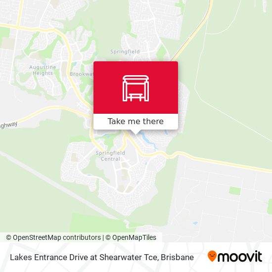 Lakes Entrance Drive at Shearwater Tce map