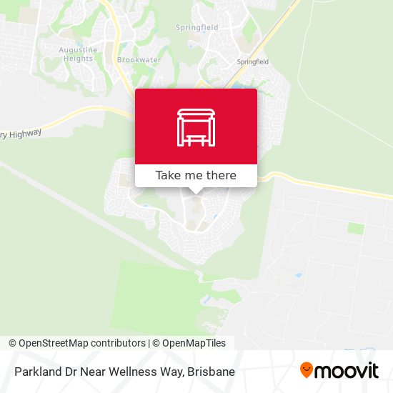 Parkland Dr Near Wellness Way map