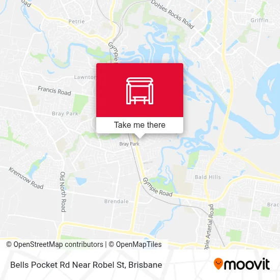 Mapa Bells Pocket Rd Near Robel St