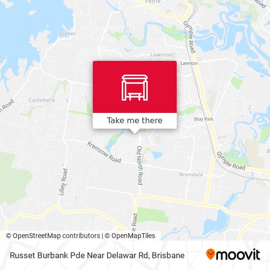 Russet Burbank Pde Near Delawar Rd map