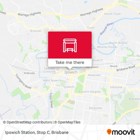 Ipswich Station, Stop C map