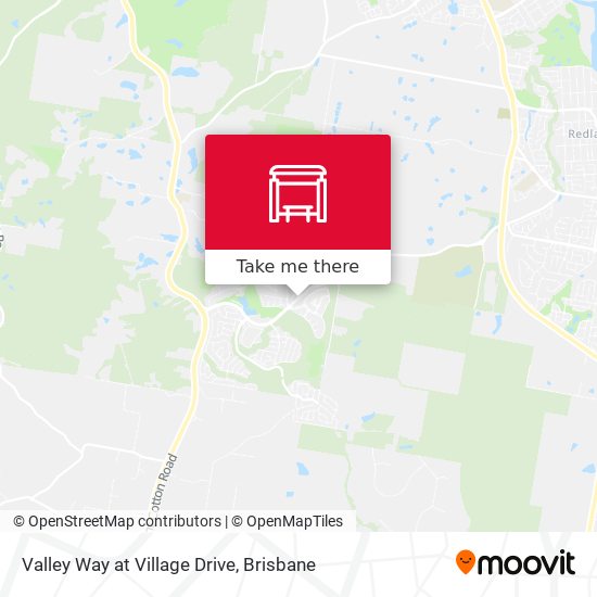 Valley Way at Village Drive map
