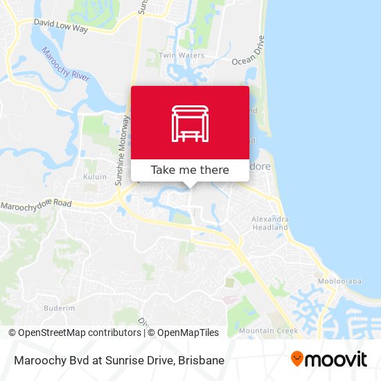 Maroochy Bvd at Sunrise Drive map